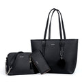 Ensemble Sac Cabas Femme 3 Pièces en Cuir Premium – Sac à Main Élégant avec Pochette