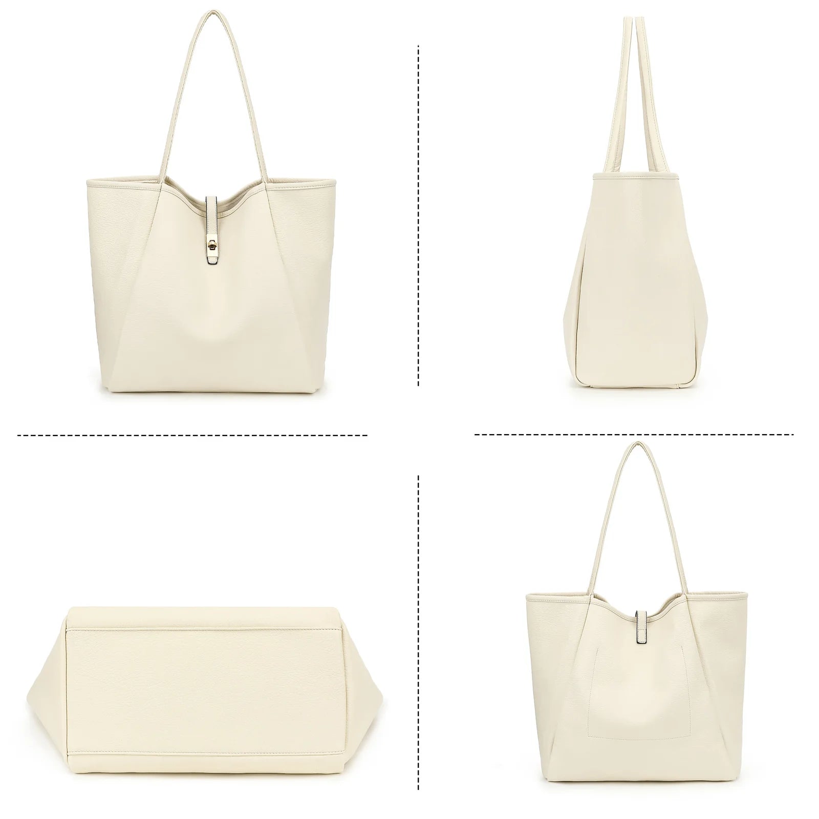 Sac Cabas Femme Minimaliste en Cuir Premium – Élégance et Grande Capacité