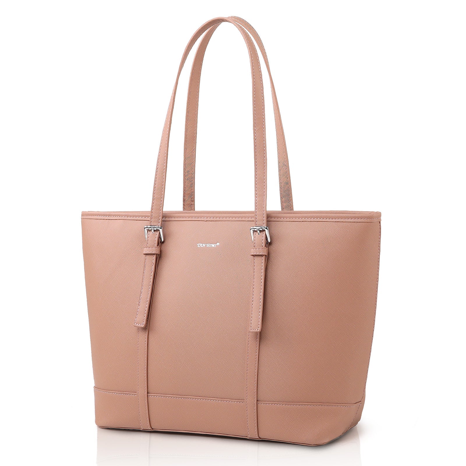 Sac Tote Élégant en Cuir Saffiano – Modèle Femme Chic et Spacieux